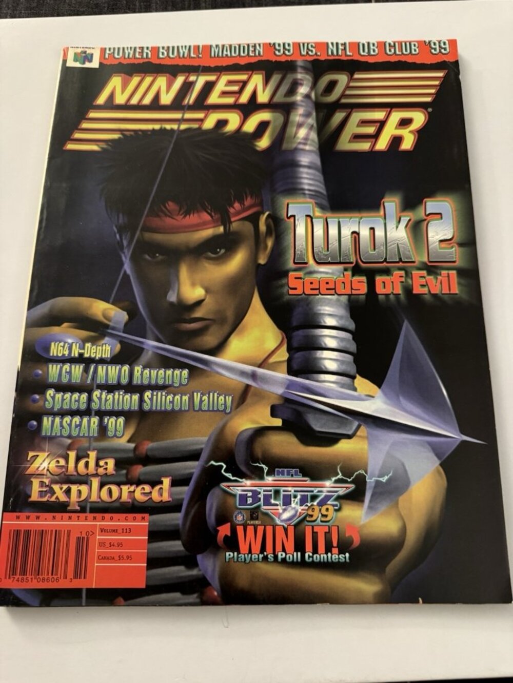 Nintendo Nintendo Power #113 Turok 2 Seeds of Evil Legend of Zelda Magazine J39